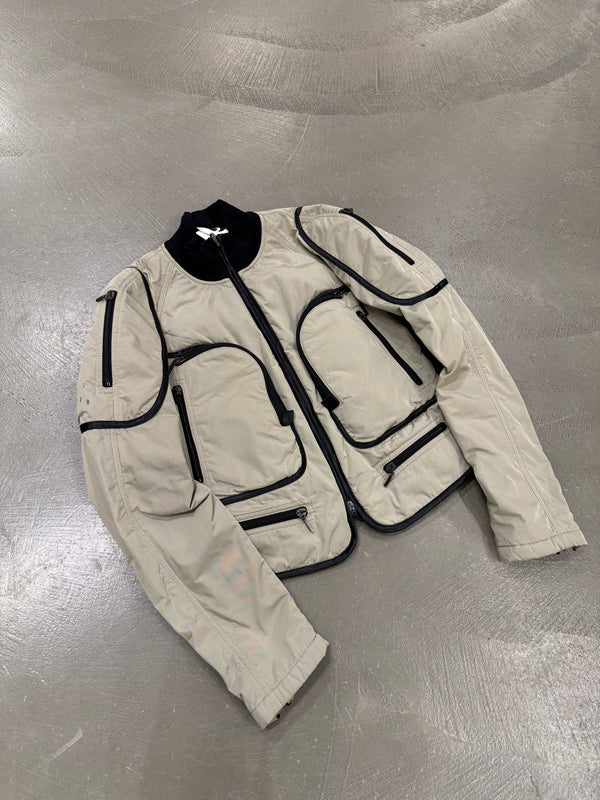 2000s Plein Sud cargo utility nylon jacket