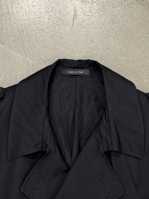 1990s Emporio Armani wool technical coat