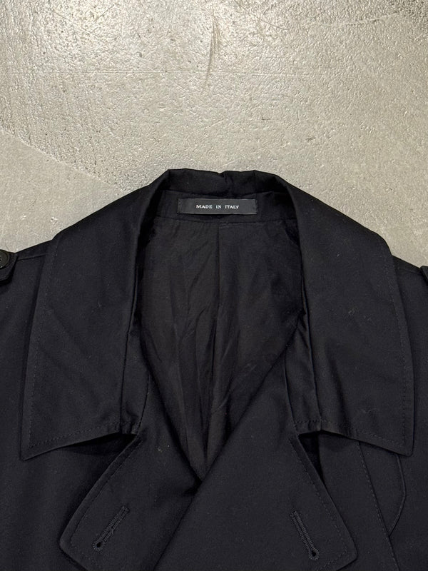 1990s Emporio Armani wool technical coat
