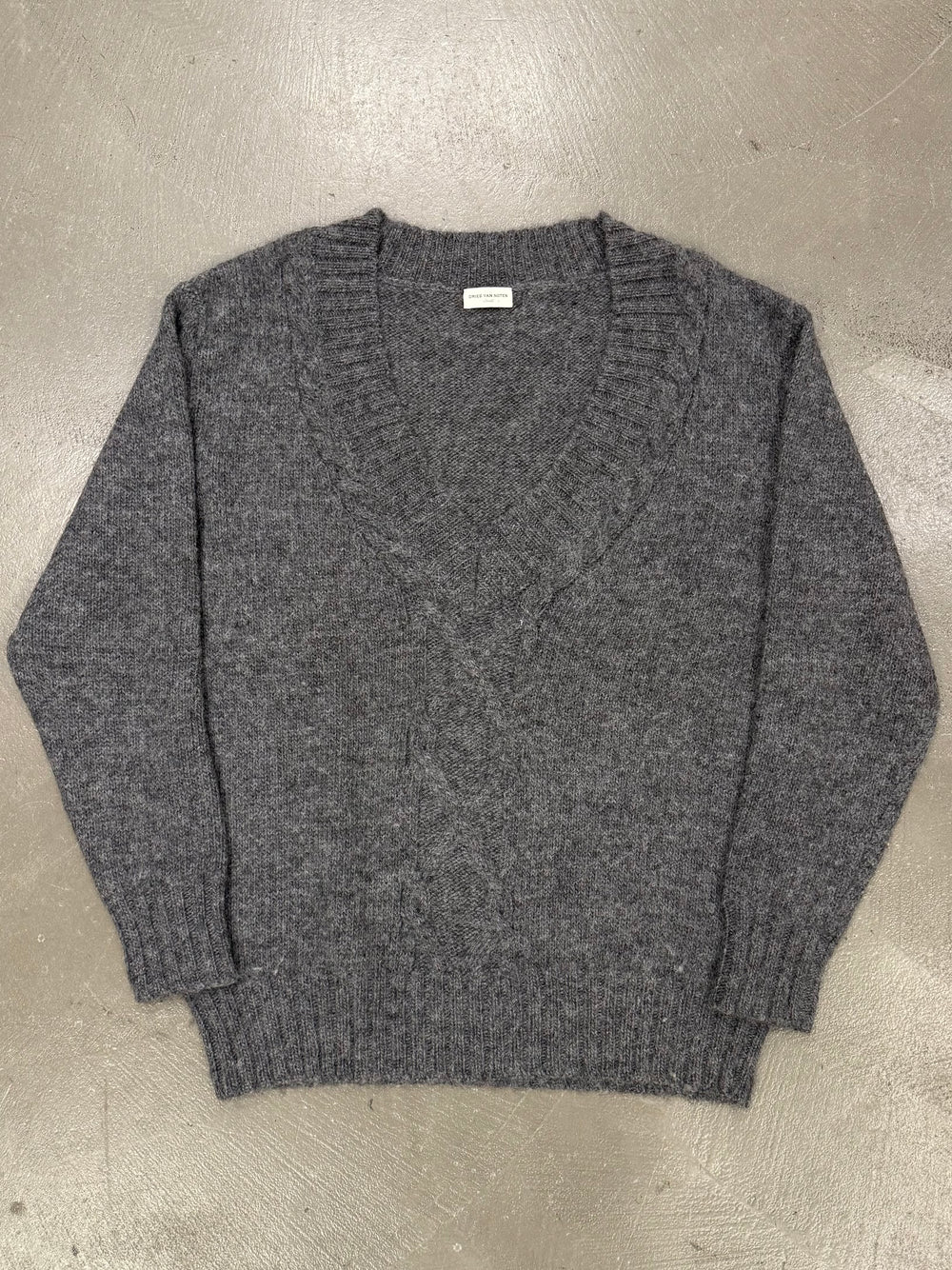 2010s Dries Van Noten alpaca & wool knit
