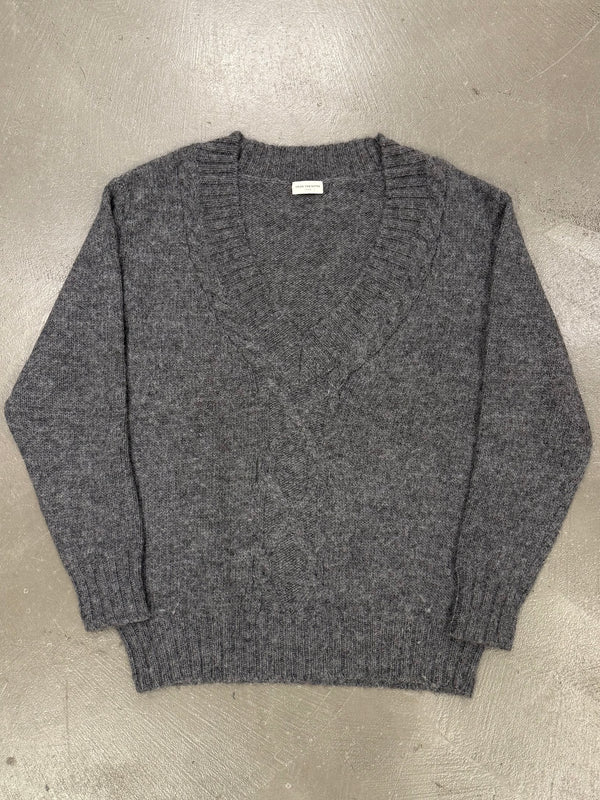 2010s Dries Van Noten alpaca & wool knit