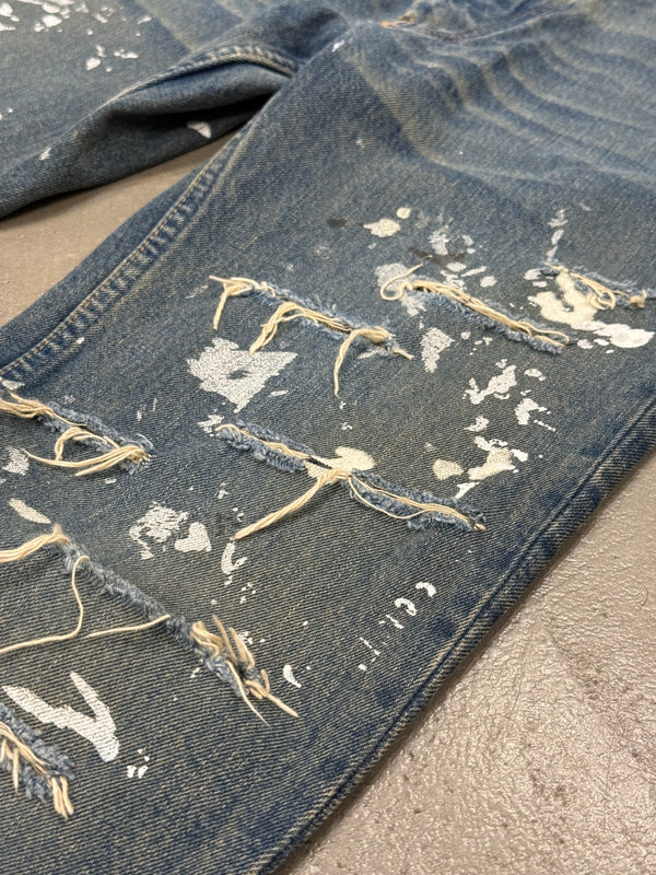 1998 Helmut Lang runway painter denim