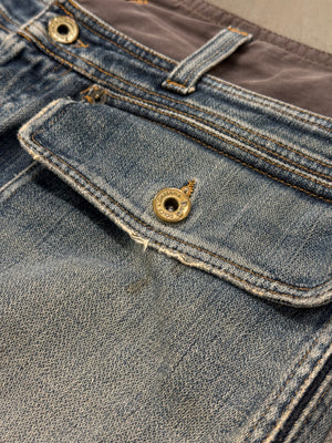 A/W2003 Dolce & Gabbana double waisted cargo pants