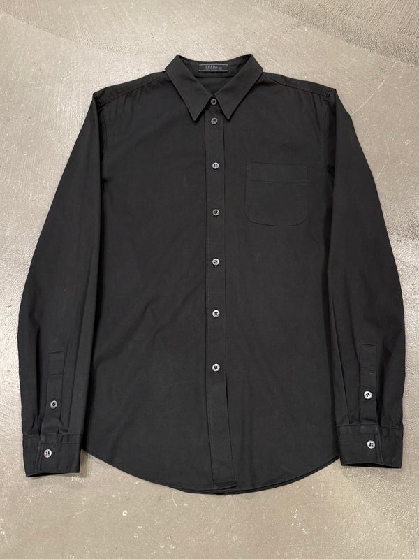 1990s Prada black shirt