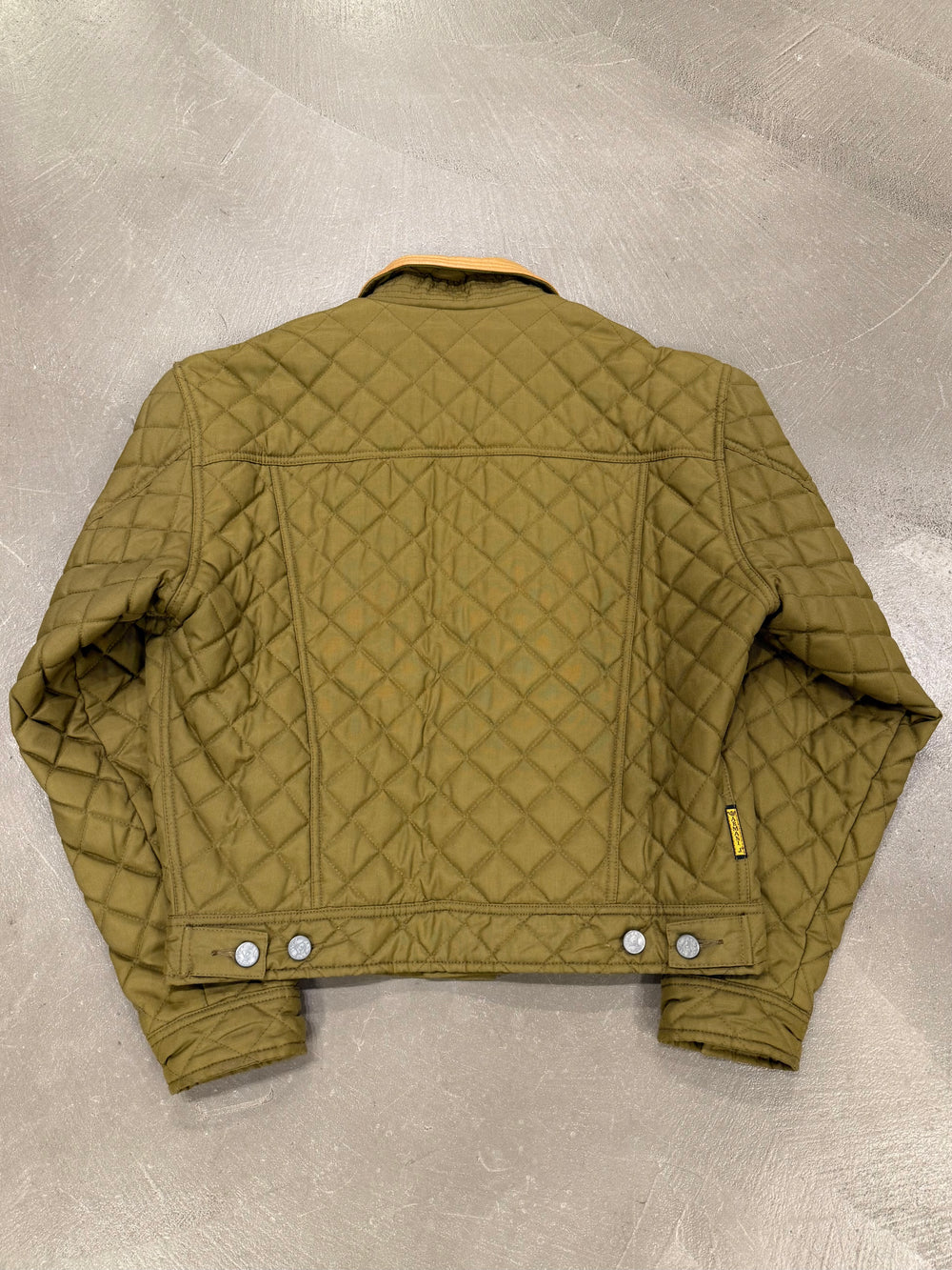 1990s Armani quilted cropped bomber jacket