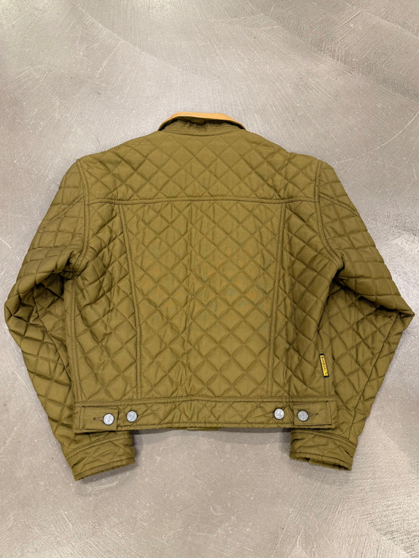 1990s Armani quilted cropped bomber jacket