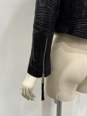 A/W2007 Dsquared2 oversized fur collar moto jacket