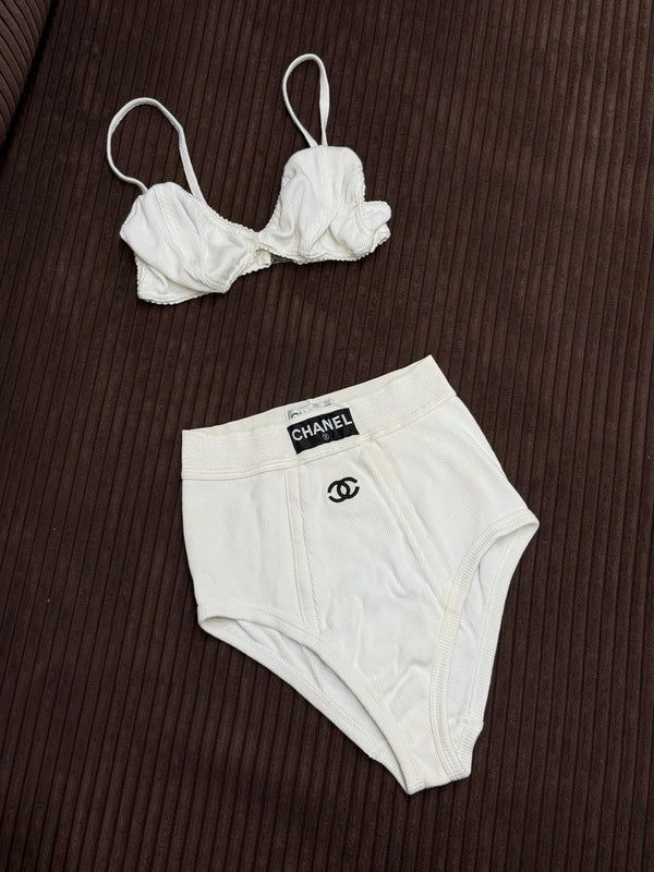 S/S1993 Chanel runway iconic high waist underwear set