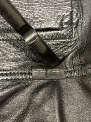 A/W2000 Gucci by Tom Ford monogram canvas leather jacket