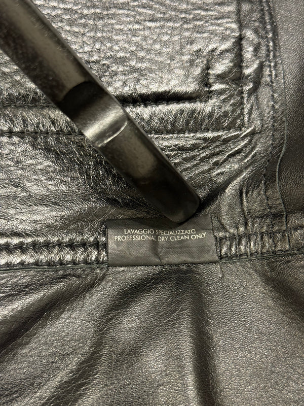 A/W2000 Gucci by Tom Ford monogram canvas leather jacket