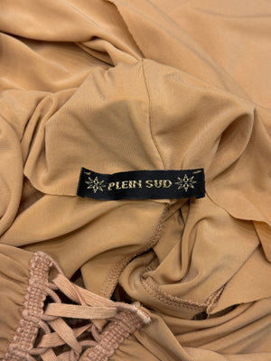 2000s Plein Sud lace-up mini dress/top