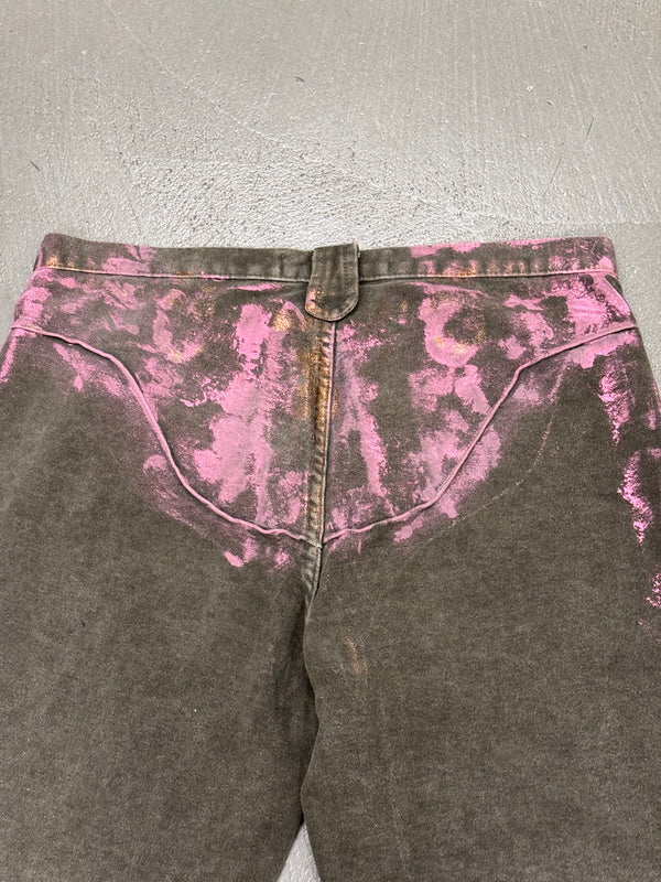 2000s Roberto Cavalli painted pants