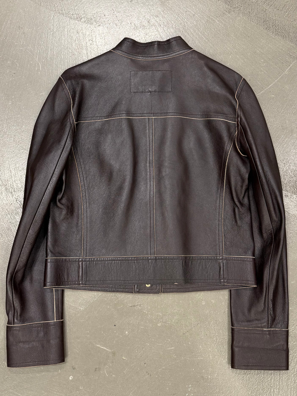 2000s Louis Vuitton moto biker leather jacket