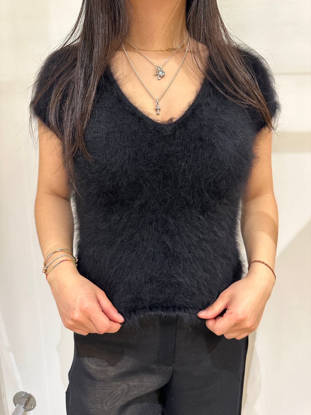 AW2001 Gucci by Tom Ford angora top