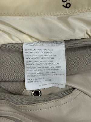 Prada zipped moto leather jacket