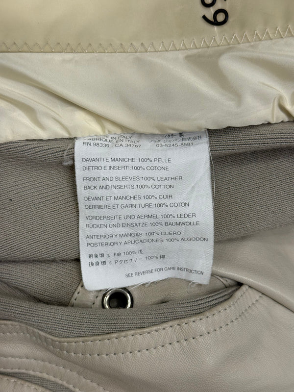 Prada zipped moto leather jacket