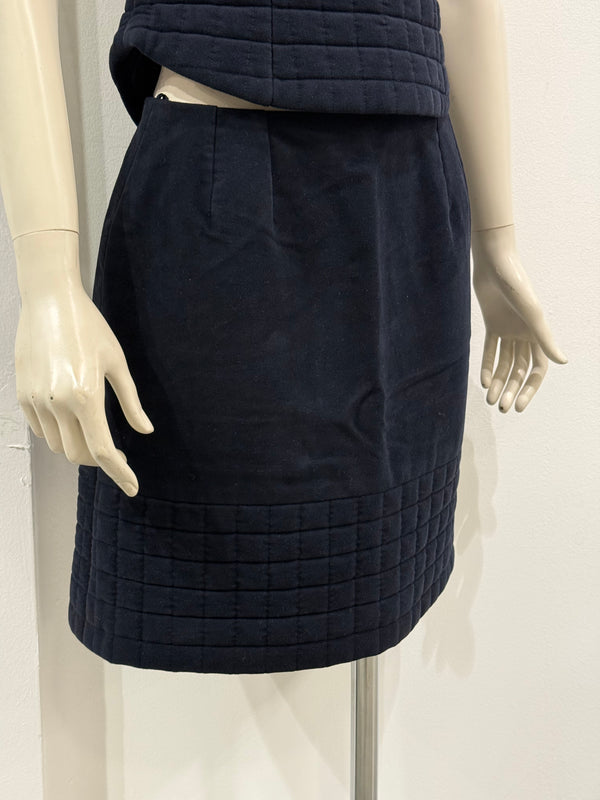 S/S2000 Chanel runway padded set top & skirt