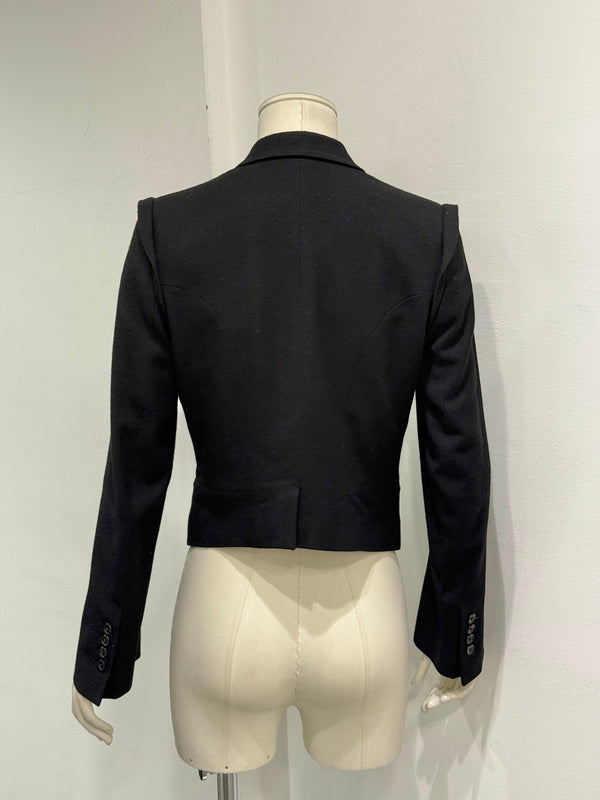 2010s Ann Demeulemeester double-breasted cropped Blazer