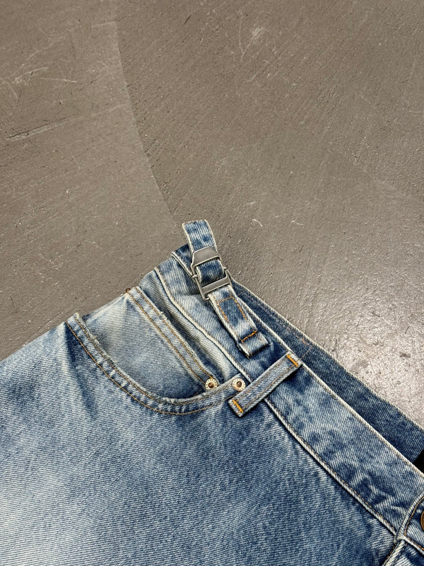 S/S2022 Balenciaga skater destroyed baggy denim