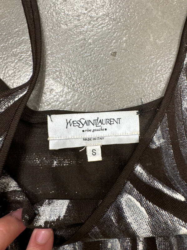 S/S2002 Yves Saint Laurent rive gauche by Tom Ford runway painted tank top