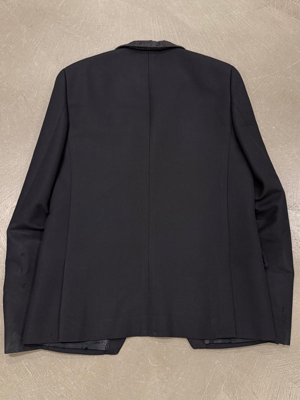 A/W2007 Dior Homme by Hedi Slimane runway asymmetrical tailored blazer