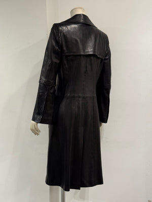 2004 Gucci by Tom Ford leather trench coat
