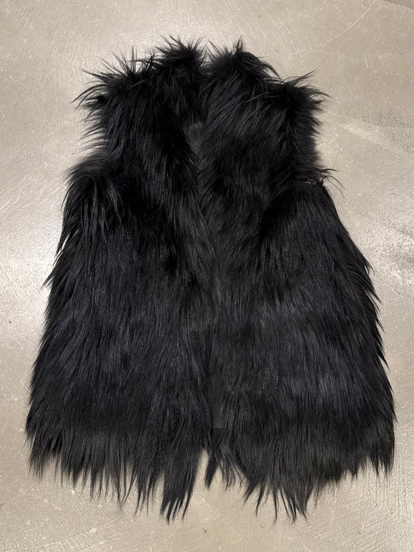 2000s Dolce & Gabbana real fur leather vest