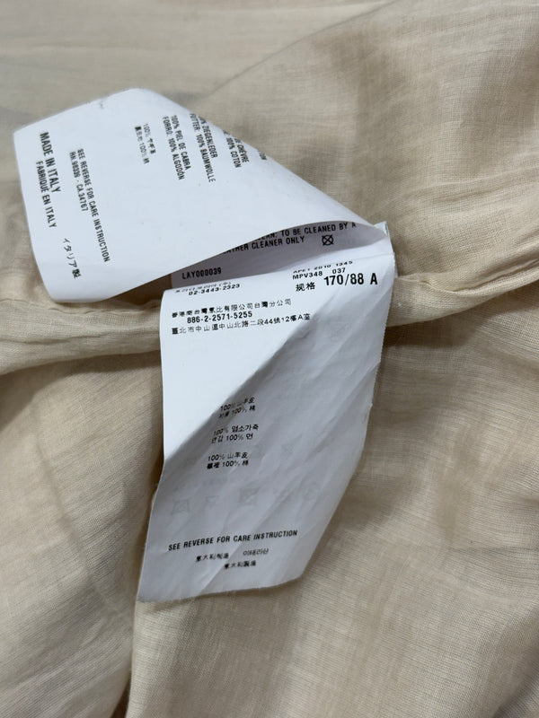 2010 Miu Miu goatskin military jacket
