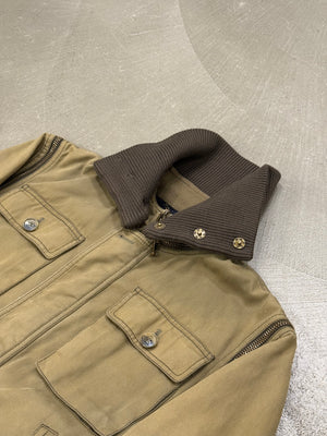 A/W2003 Dolce & Gabbana runway bomber jacket with multi pocket construction