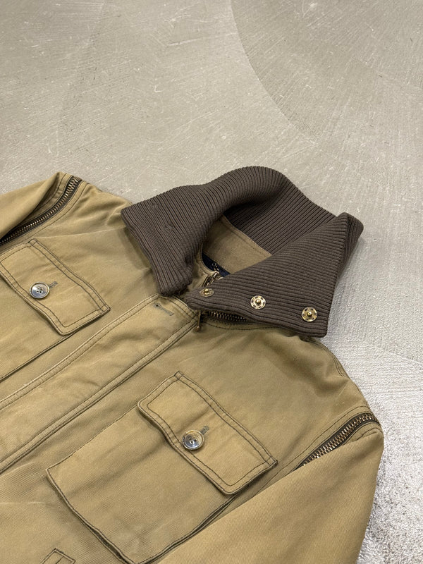 A/W2003 Dolce & Gabbana runway bomber jacket with multi pocket construction