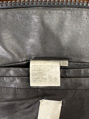 S/S2005 Dior by Hedi Slimane officer utility leather jacket