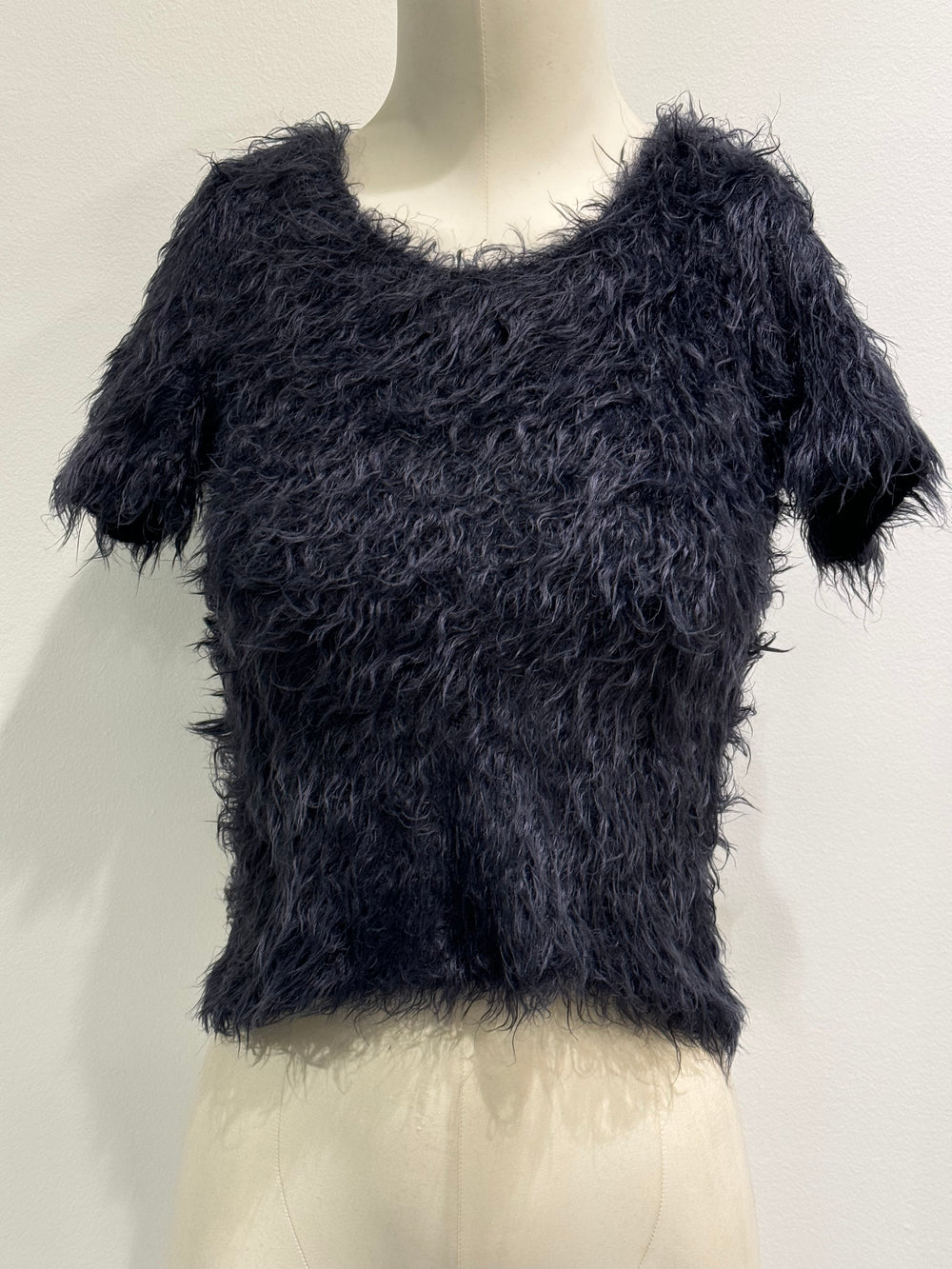 2000s Gianfranco Ferré faux fur top
