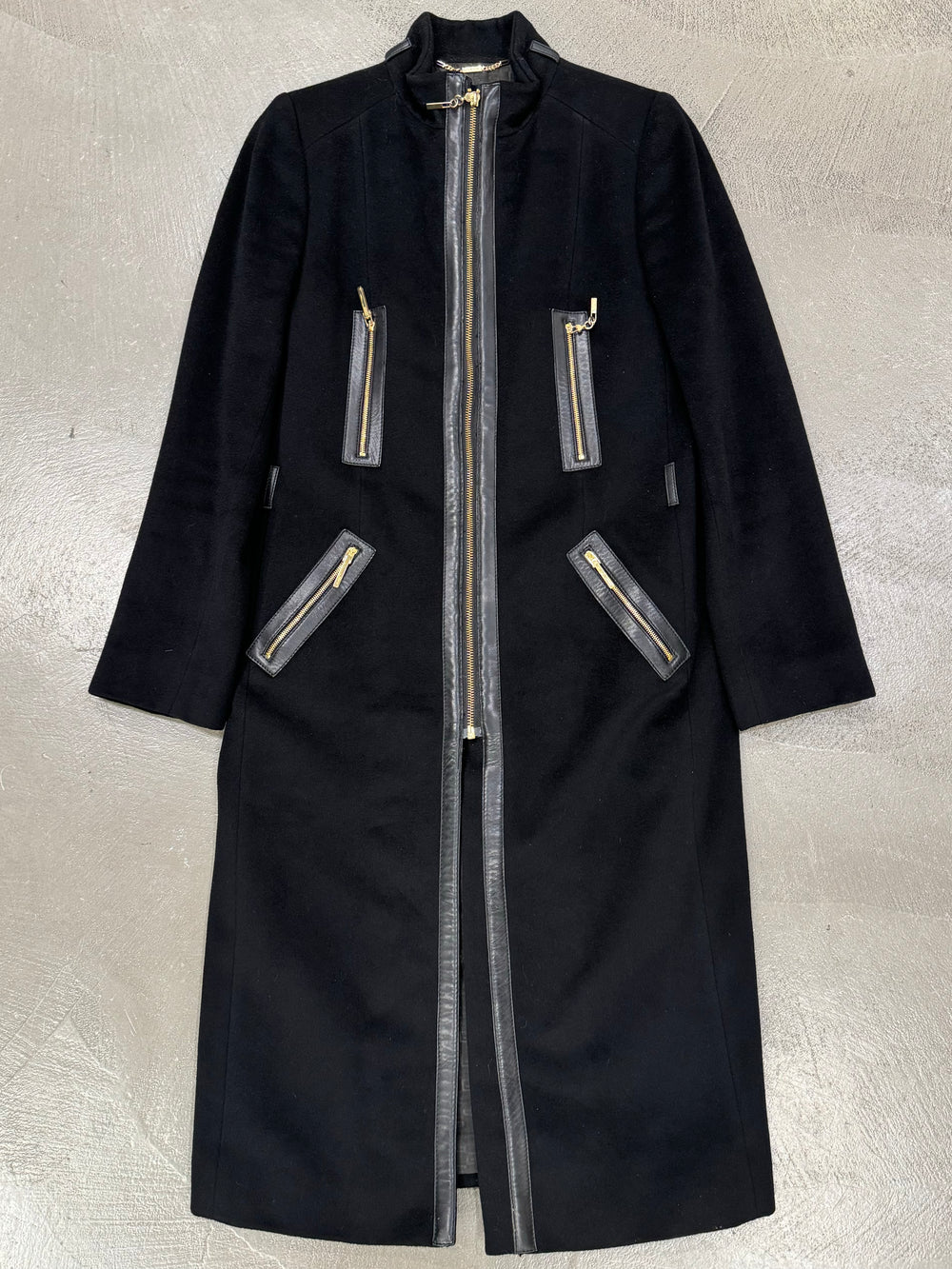 A/W 2000 Gucci by Tom Ford cashmere wool zipper coat