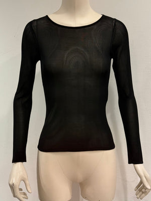 2001 Gucci by Tom Ford sheer longleeve