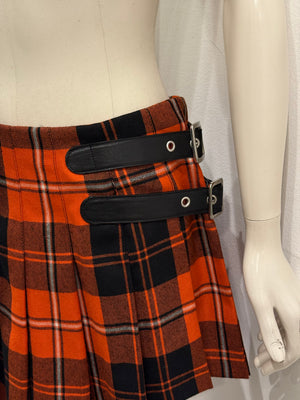 A/W2003 Dolce & Gabbana bondage tartan skirt