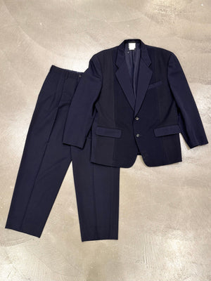 1990s Comme des Garçons patchwork paneled suit set