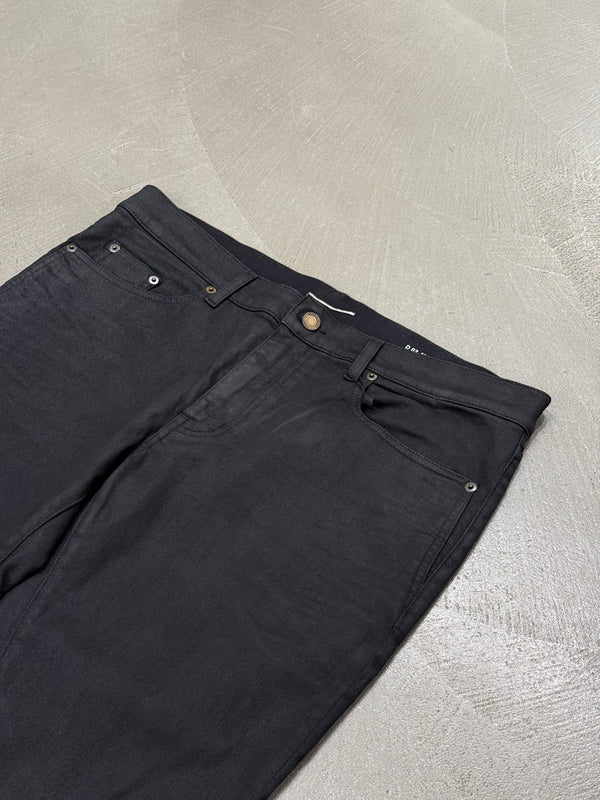 2019 Saint Laurent “D02” coated slim fit jeans