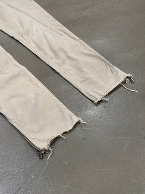 S/S2003 Dolce & Gabbana runway zipped distressed denim pants