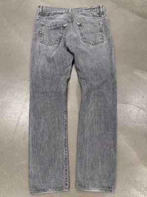 2000s Dior gray washed denim