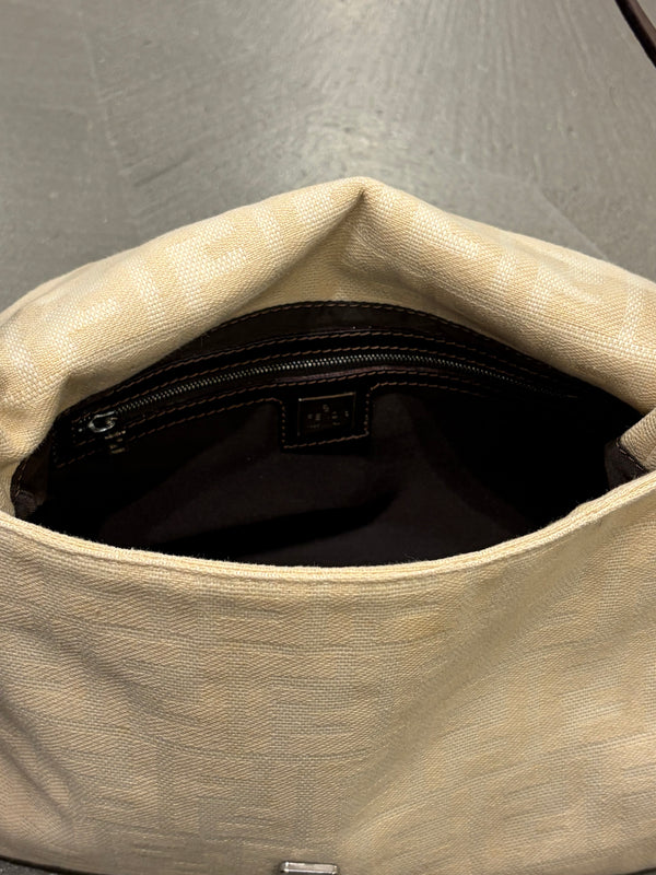 2000 Fendi monogram zucca mama baguette bag