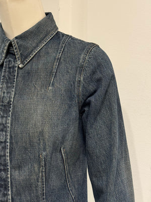 2001 Gucci fitted denim denim jacket