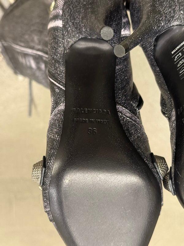 Balenciaga heeled city boots - new