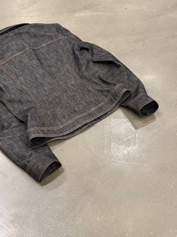 2002 Dolce & Gabbana butterfly denim jacket