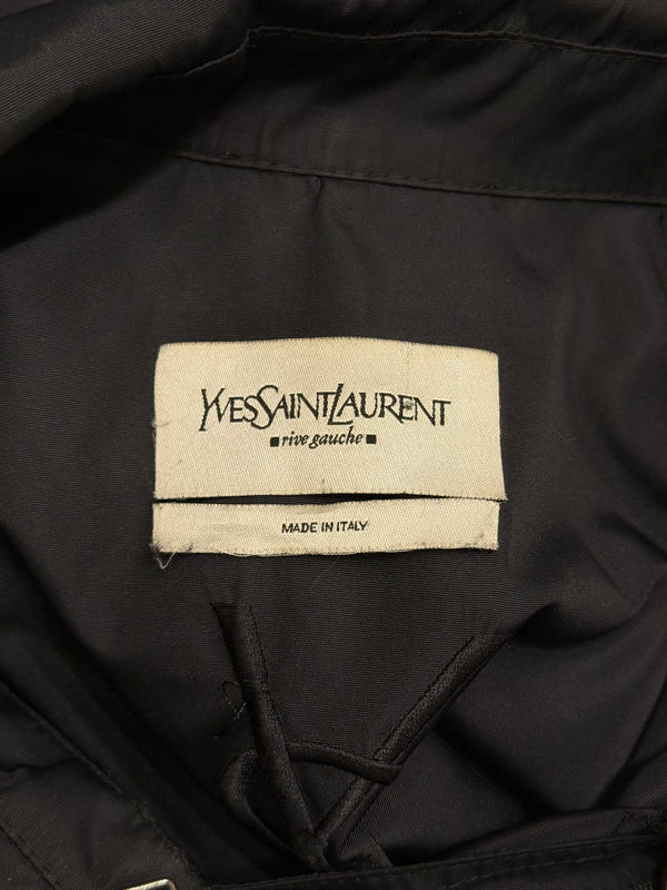 2000s Yves Saint Laurent by Tom Ford oversized double breasted trench coat