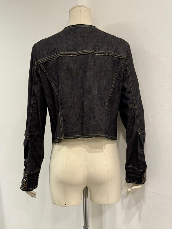 2000s Gianfranco Ferré multi zipper jacket