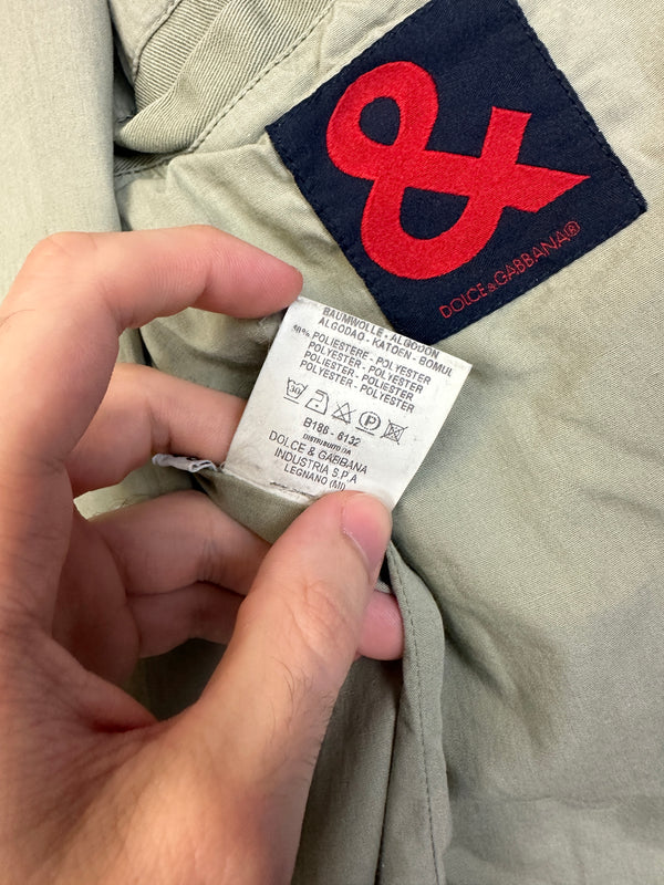 2000s Dolce & Gabbana military cargo bomber jacket