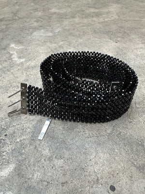 SS2004 Dior Homme by Hedi Slimane Strip Beaded Belt