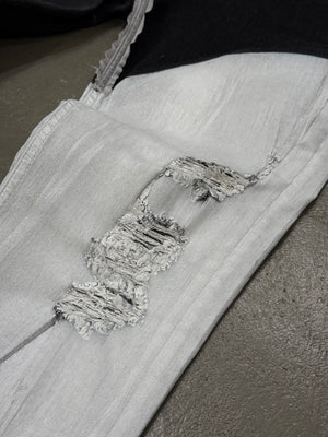 S/S2020 Rick Owens Tyrone painted sample jeans