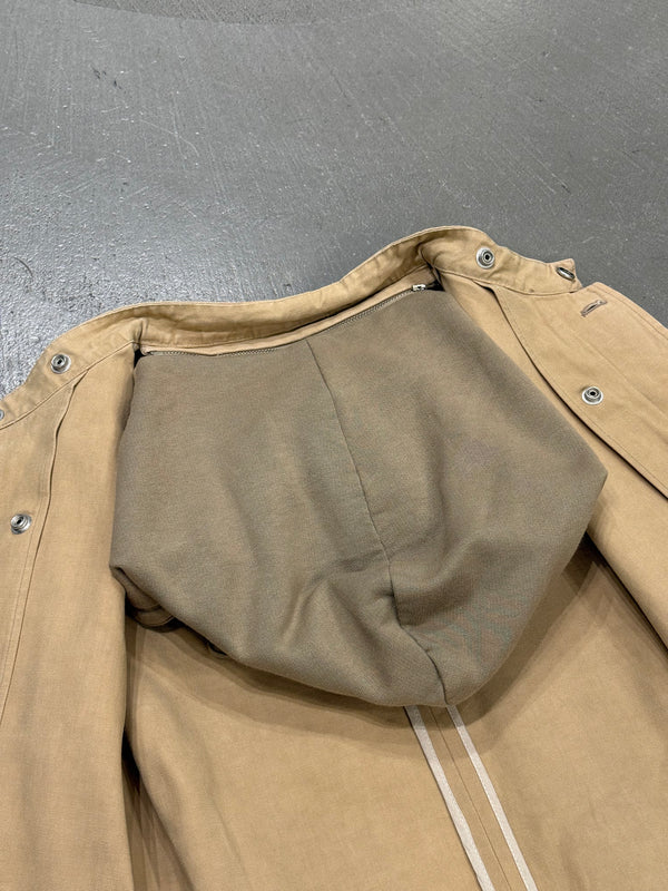 2000s Helmut Lang removable hood cotton jacket