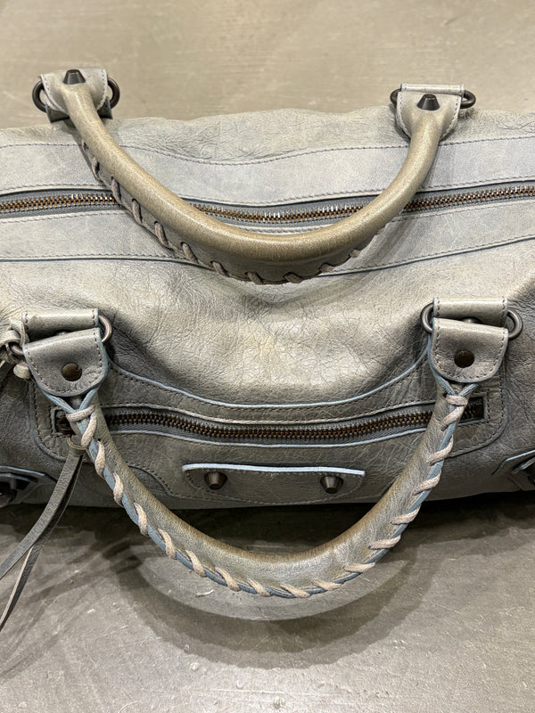 2010S Balenciaga leather bowler City bag